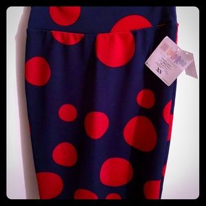 BNWT XS LuLaRoe Cassie Skirt